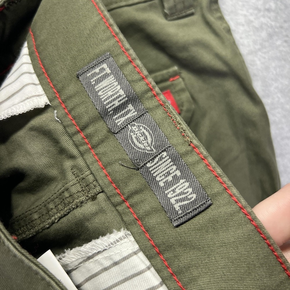 Dickies Cargo Pants Womens 6R Green Regular Fit Utility Pockets Outdoor Work - Picture 7 of 8